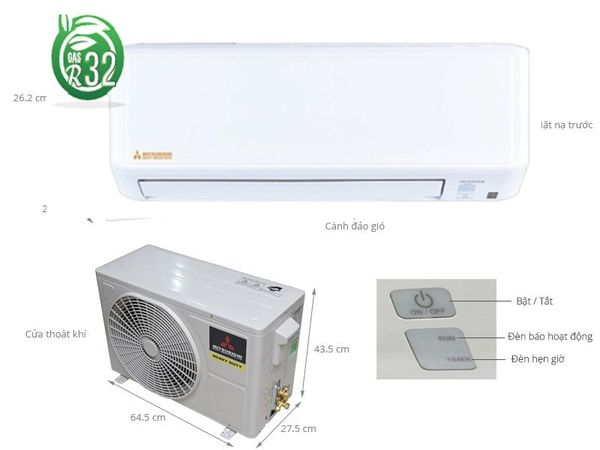Máy lạnh Inverter Mitsubishi Heavy 1.5 HP SRK13YZP-W5