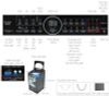 Máy giặt Panasonic Inverter 9.5 Kg NA-FD95V1BRV lồng đứng