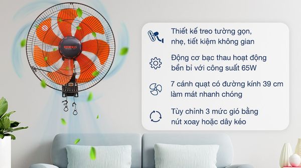 Quạt treo Senko TC1622