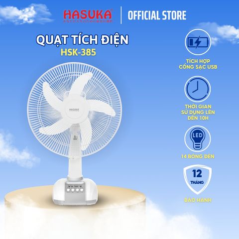 Quạt sạc Hasuka HSK-385