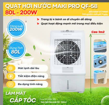 Quạt làm mát Makipro QF-58