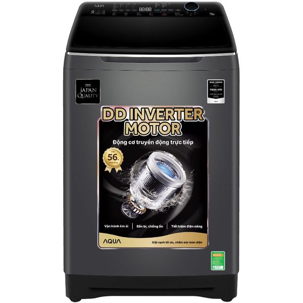 Máy giặt Aqua Inverter 15 kg AQW- DR150UGT PS lồng đứng