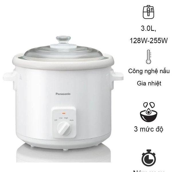 Nồi nấu chậm 3 lít Panasonic NF-N31AWRA