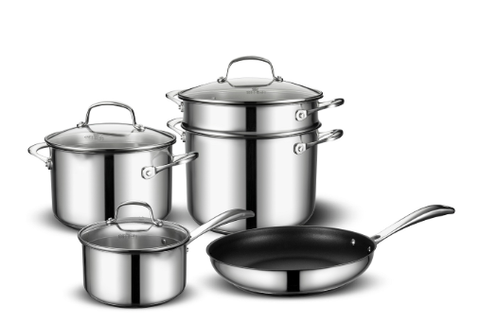 Bộ nồi chảo inox Elmich Premium EL-3134