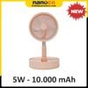 Quạt sạc điện gấp gọn Nanoco NFF1618P