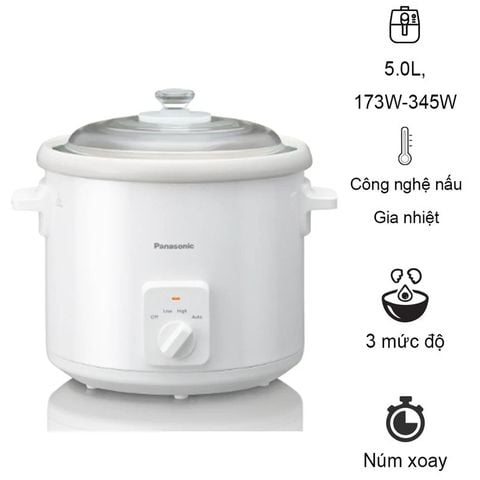 Nồi Nấu Chậm 5 lít Panasonic NF-N51AWRA