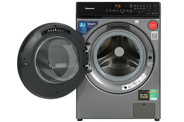 Máy giặt sấy Panasonic Inverter 10 kg NA-S106FC1LV lồng ngang