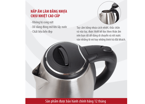 Ấm đun siêu tốc 1.8 lít Sanaky AT-18NS