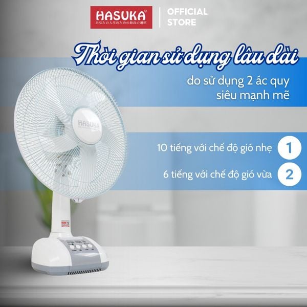 Quạt sạc Hasuka HSK-385