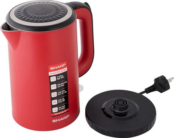 Ấm đun siêu tốc Sharp 1.7 lít EKJ-17EVPS-RD
