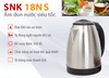 Ấm đun siêu tốc 1.8 lít Sanaky AT-18NS