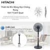 Quạt đứng 7 cánh Hitachi LF-D6RCGM