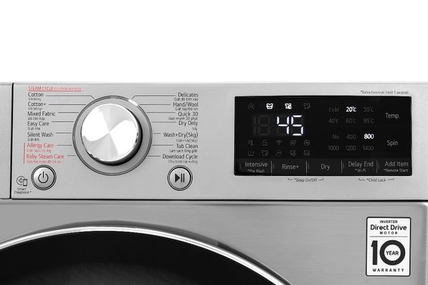 Máy giặt sấy LG Inverter 9 kg FV1409G4V (lồng ngang)