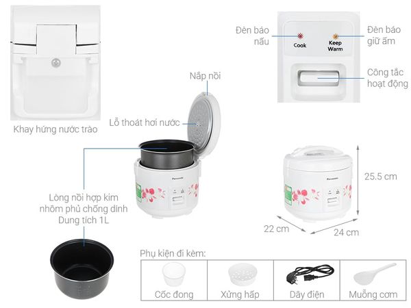 Nồi cơm Panasonic MVN10FRAX