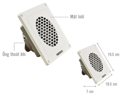 Quạt hút Mini 8W Nanoco NMV1421