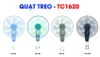 Quạt treo Senko TC1620