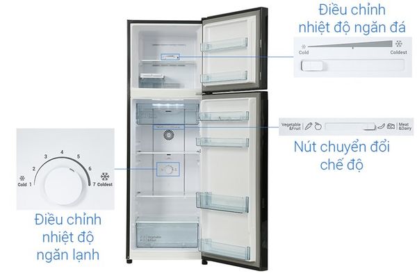 Tủ lạnh Hitachi Inverter 210 lít HRTN5230MUVN