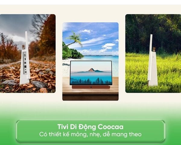 Tivi Xách Tay Di Động Full HD Coocaa 24 Inch 24LP6000G