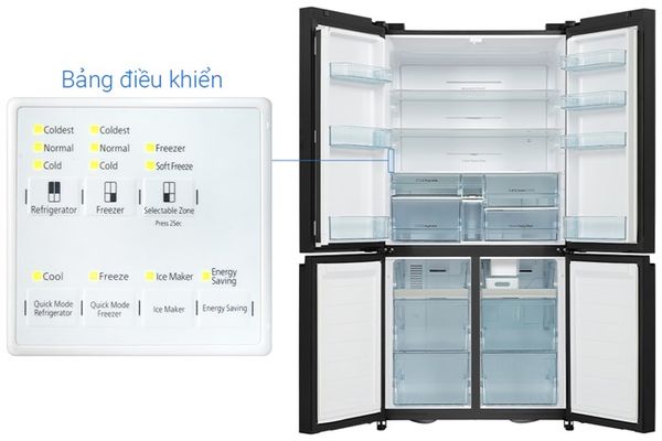 Tủ lạnh Hitachi Inverter 569 lít R-WB640PGV1 (GCK)