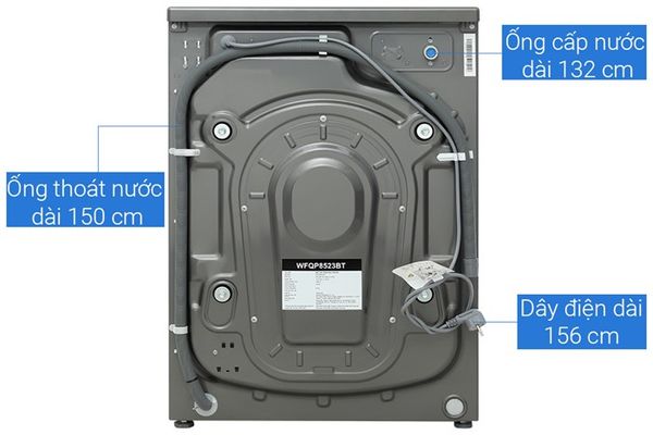 Máy giặt Hisense Inverter 8.5 kg WFQP8523BT (lồng ngang)