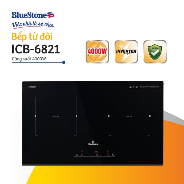 Bếp từ đôi Bluestone ICB-6821