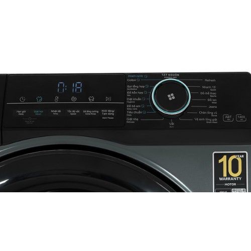 Máy giặt Aqua Inverter 9.5 kg AQD-A952J BK lồng ngang