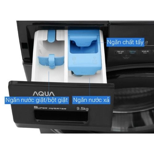 Máy giặt Aqua Inverter 9.5 kg AQD-A952J BK lồng ngang