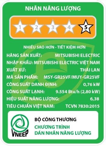 Máy lạnh Mitsubishi Electric Inverter 1 HP MSY/MUY GR25VF
