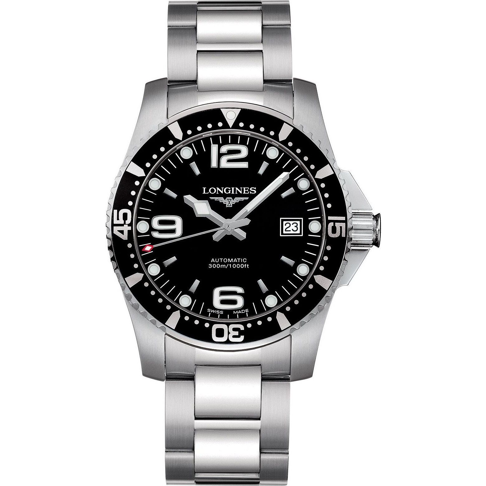  LONGINES Hydroconquest Auto L3.642.4.56.6 Watch 41mm 