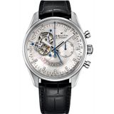  Zenith Mens Stainless Steel Leather 42mm 