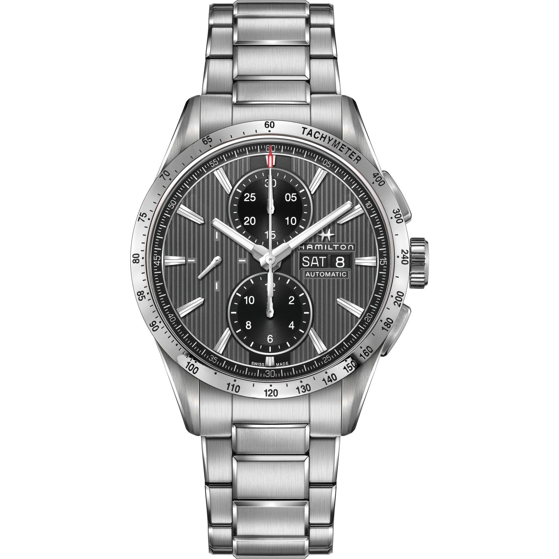  HAMILTON Broadway Auto Chrono Grey Watch 43mm 