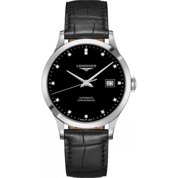 Longines Record L2.821.4.57.2 Watch 40mm