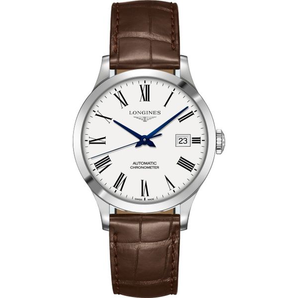 Longines Record L2.820.4.11.2 Watch 38.5mm