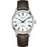  Longines Record L2.821.4.11.2 Watch 40mm 
