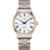  Longines Record L2.820.5.11.7 Automatic Watch 38.5mm 