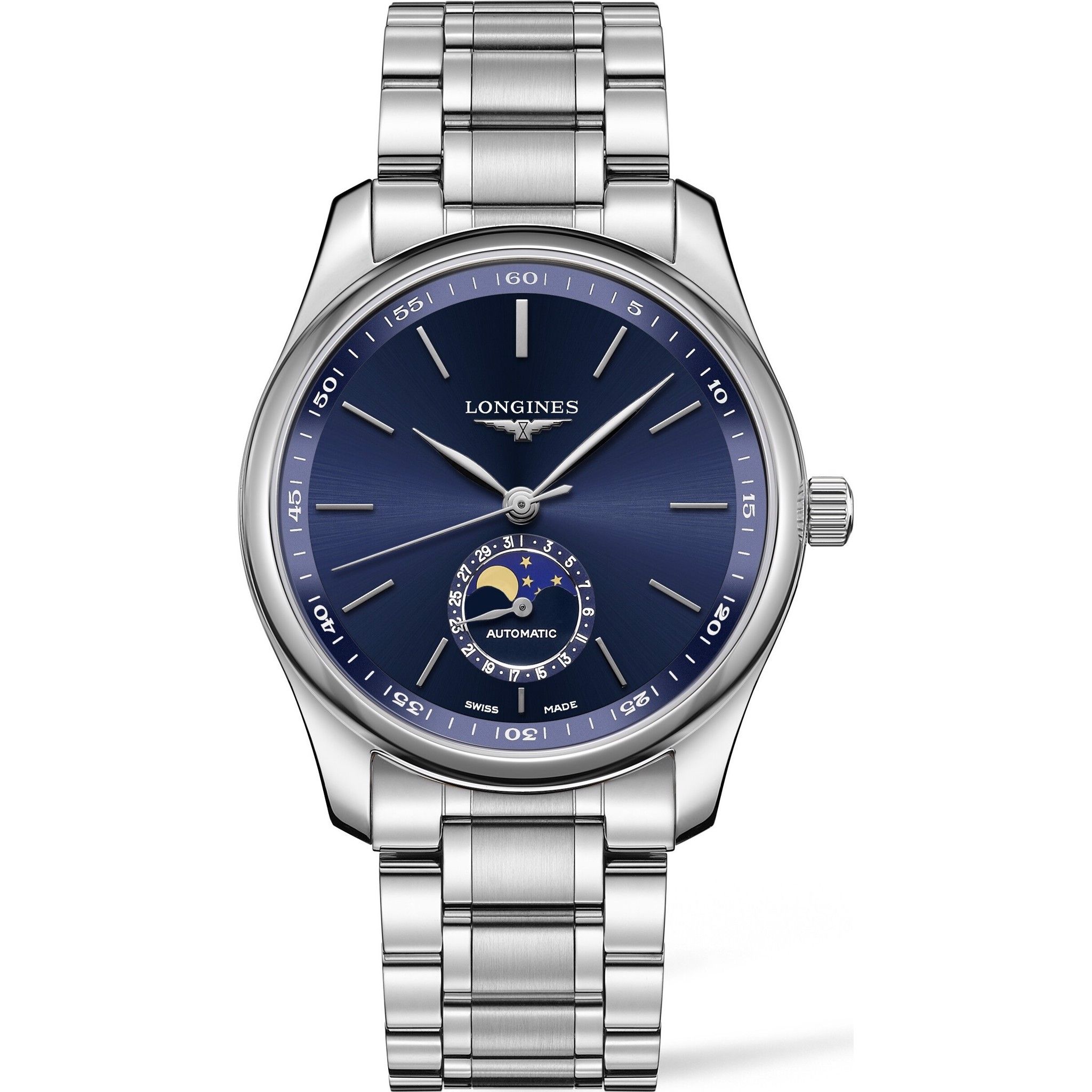  Longines Master L2.909.4.92.6  Moonphase Automatic 40mm 