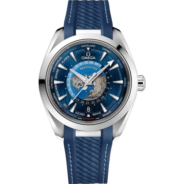 Omega Seamaster 220.12.43.22.03.001 Aqua-Terra Worldtimer 43