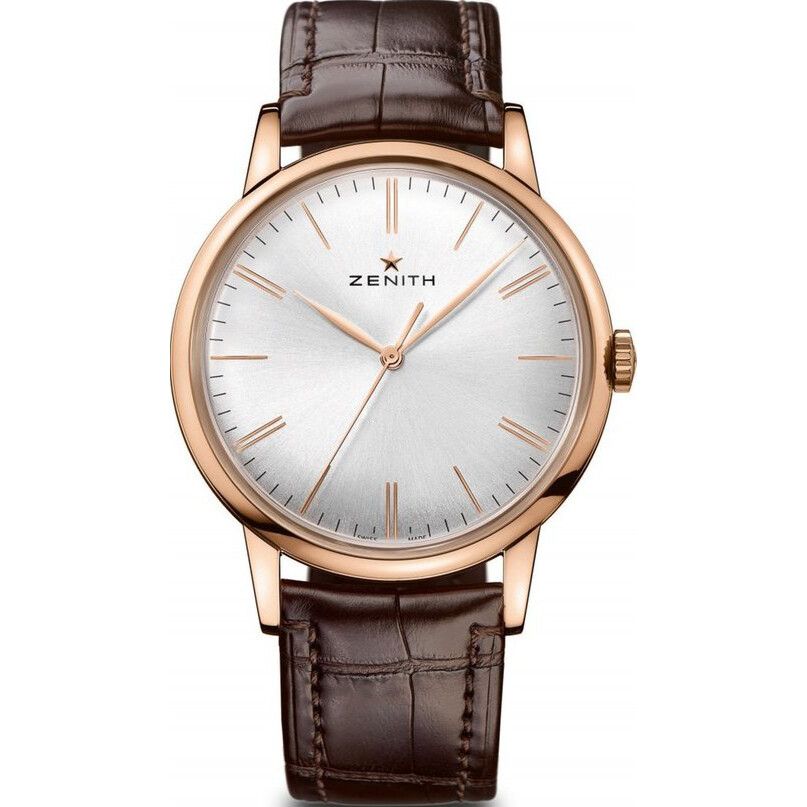  Zenith Elite 6150 18kt Rose Gold Watch 42mm 