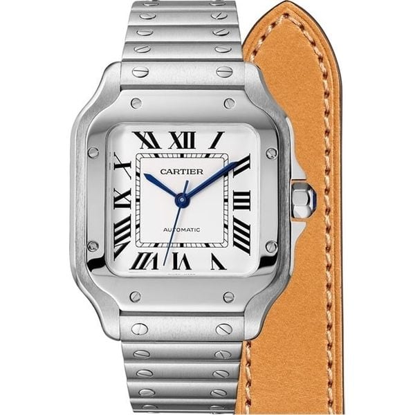 Cartier Santos WSSA0029 Automatic Watch 35.1mm x 41.9mm