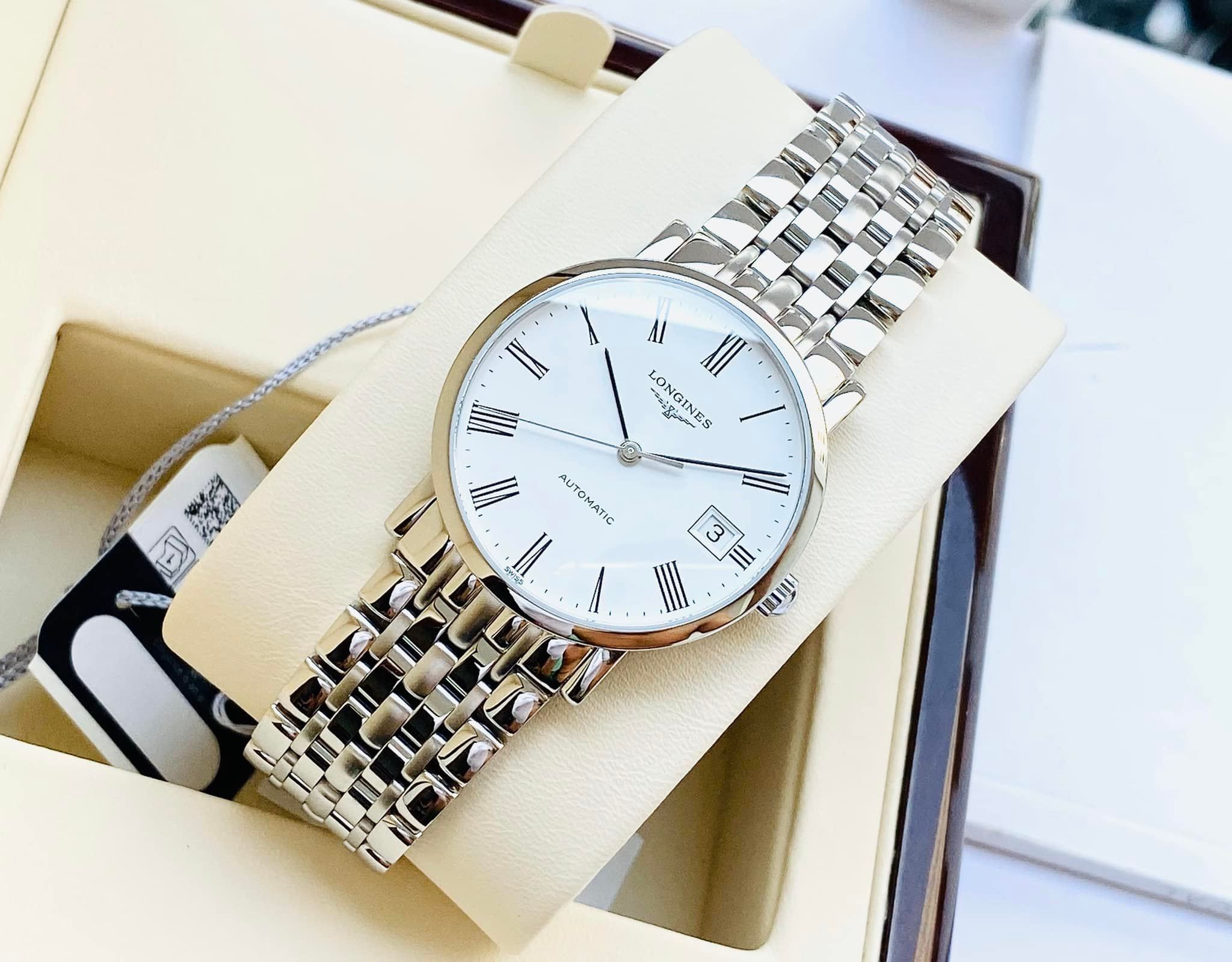  LONGINES Elegant Automatic L4.809.4.11.6 Watch 34.5mm 