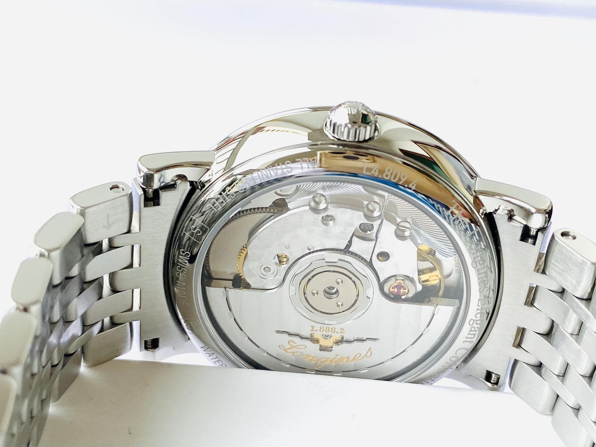  Longines Elegant L4.809.4.92.6  Blue Dial Watch 34.5mm 