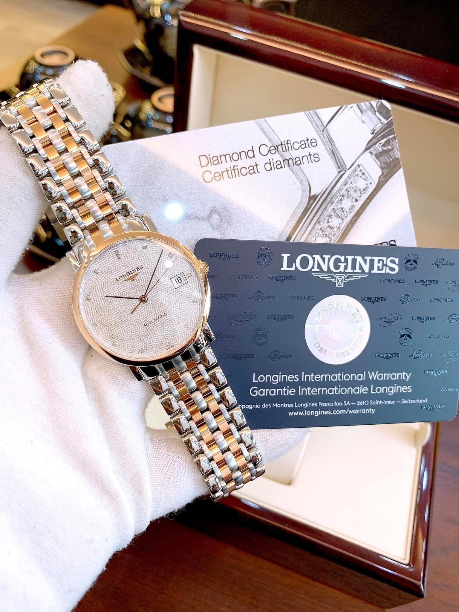  Longines Elegant L4.809.5.77.7 Watch 34.5mm 