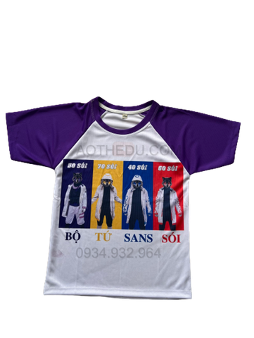  ÁO THUN BỘ TỨ SANS SÓI 