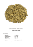 Café Vietnam Robusta grado 1 criba 18 Wet polish
