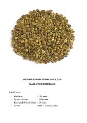 Café Vietnam Robusta grado 2 - 5% de negros y quebrados