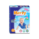 Pañales con cintas adhesivas Merzy