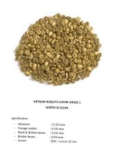 越南罗布斯塔咖啡1级屏18干净