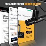  Maono PD400X USB/XLR Dynamic Microphone 