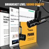  Mic Thu Âm Maono PD400x Cổng USB/XLR 