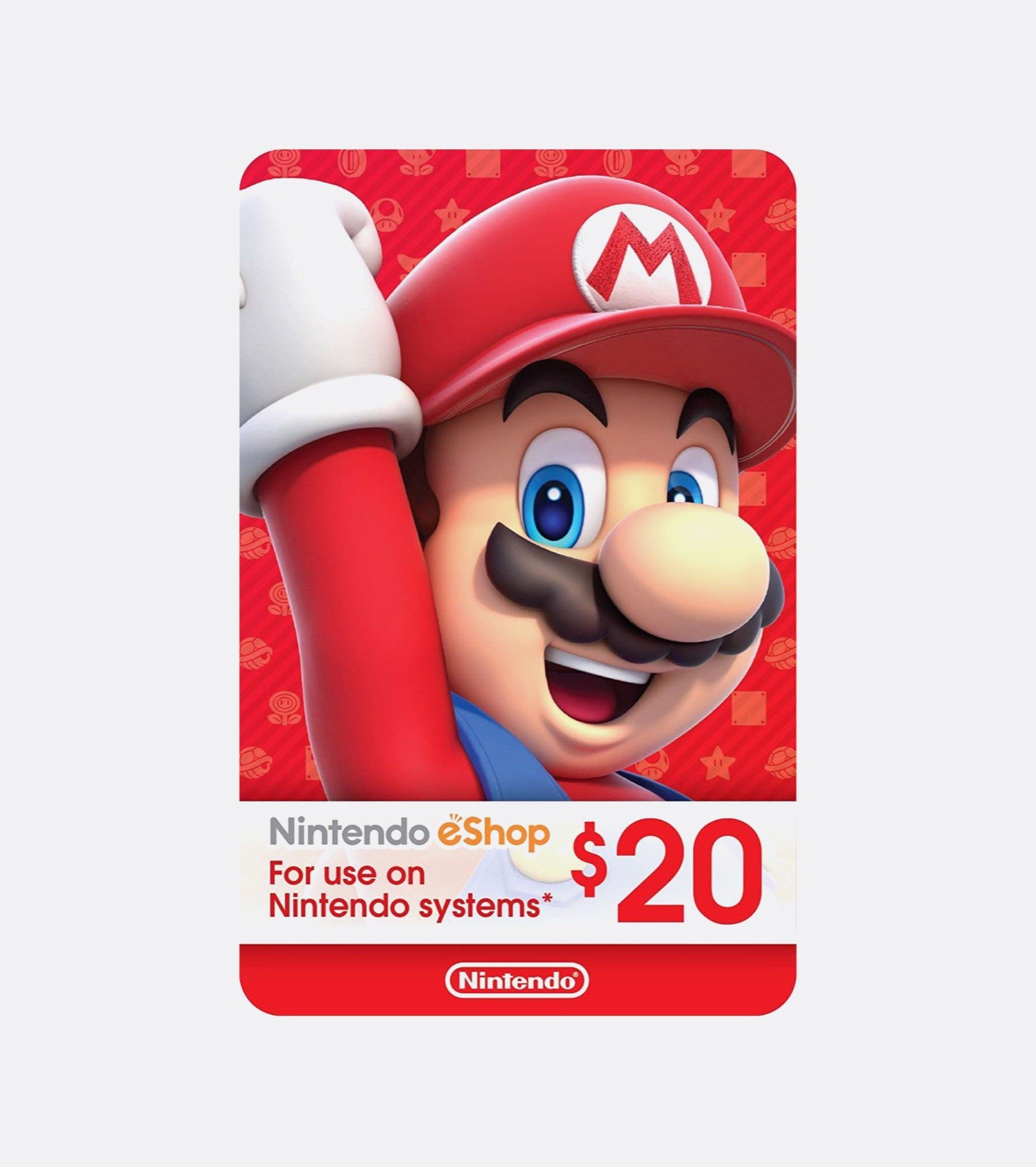  $20 Nintendo eShop Gift Card Digital Code 